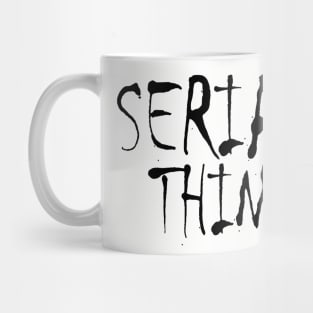 Serial Thinker (black) Mug